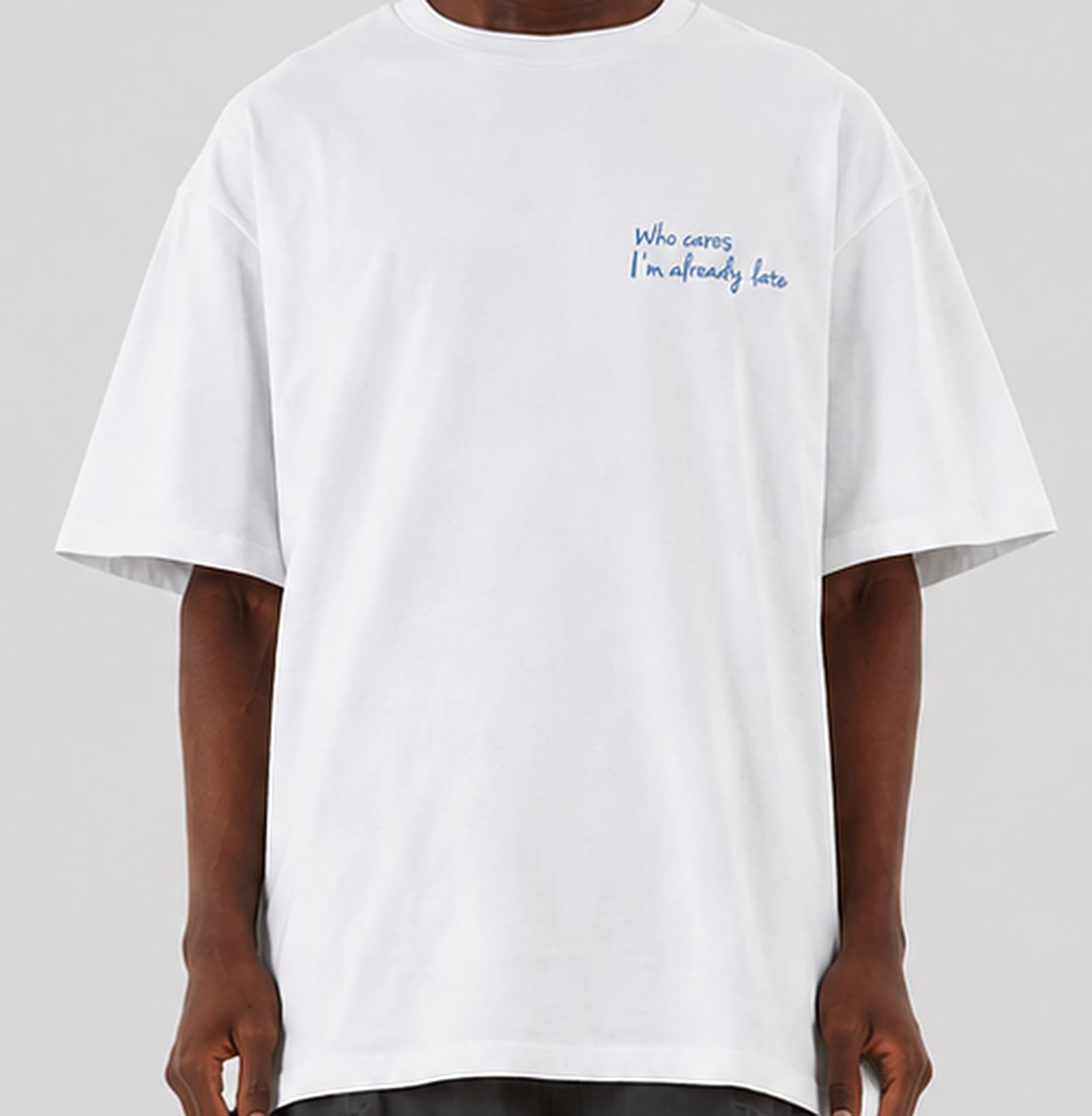 Oversized Tee — Who Cares